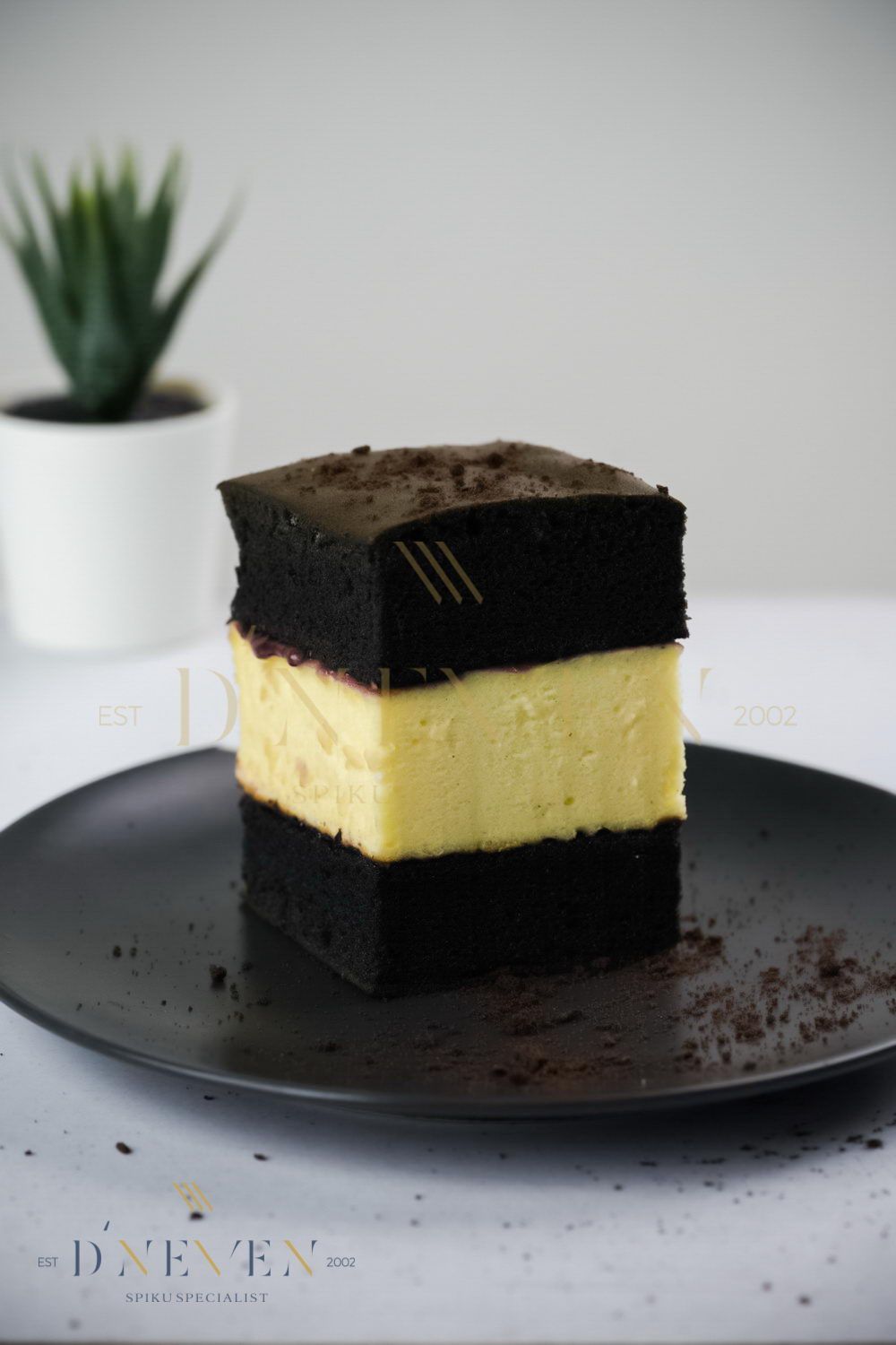 DNEVEN signature Spiku Charcoal Cheese slices