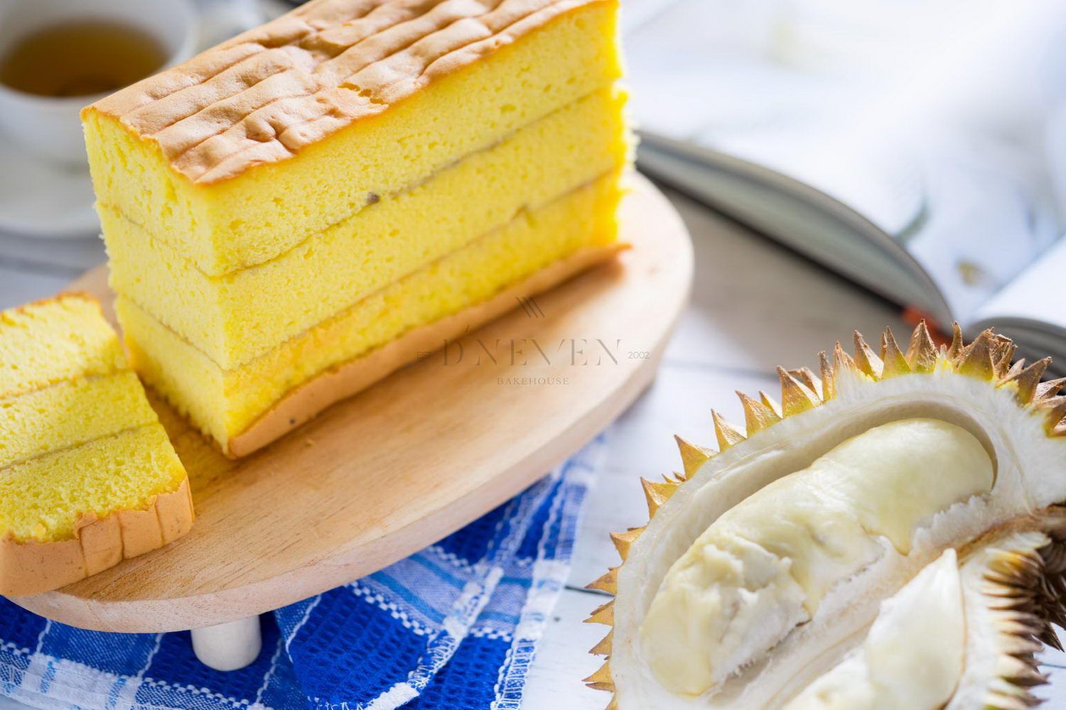 Slices of The King Spiku with durian layers 2